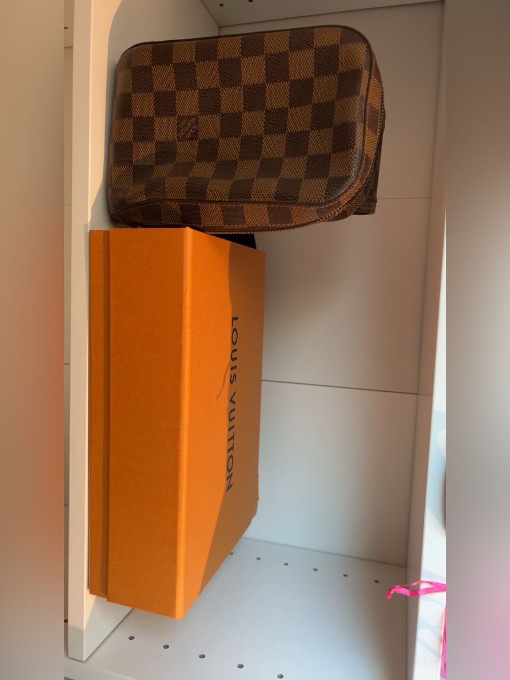 Louis Vuitton Geronimos Damier Belt Bag With Box